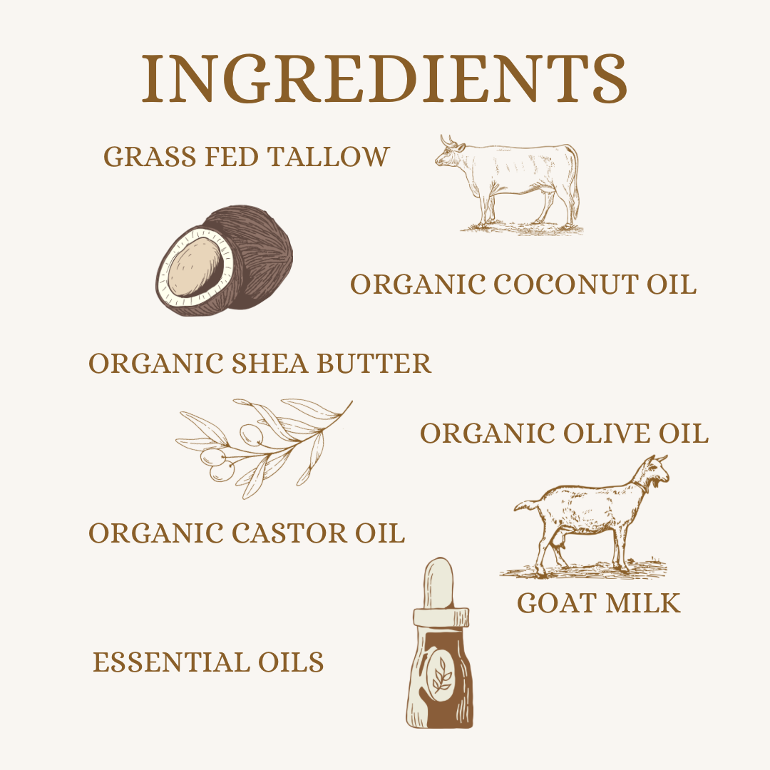 Chamomile Lavender Goat Milk Soap Bar